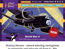 Tablet Screenshot of historyheroes.co.uk
